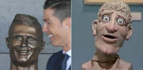 MEMES: Estatua de Cristiano en aeropuerto desata burlas en todo el mundo