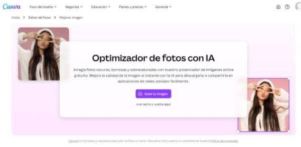 Mejora automática de fotos oscuras, borrosas o sobresaturadas mediante inteligencia artificial para uso inmediato en redes sociales.