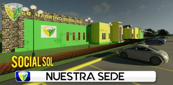 ¡Ambicioso proyecto! Social Sol presenta a Rony Morales y la maqueta de la sede que construirá