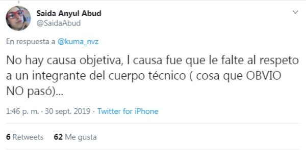 Escándalo: Despiden a doctora del Atlético San Luis por una supuesta falta de respeto