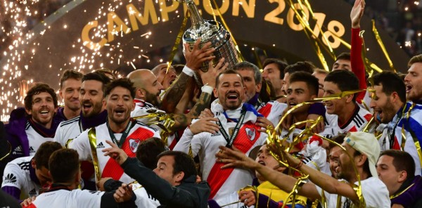 RIVER BOCA final de la Copa libertadores 2018, Estadio Santiago Bernabeu Madrid España foto MARCELO CARROLL