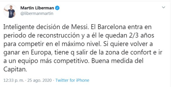 ''Le tocaron a Suárez y hoy avisa que se quiere ir del Barcelona'': la reacción de los periodistas ante la eventual marcha de Messi