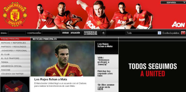 Manchester United anuncia el fichaje de Juan Mata