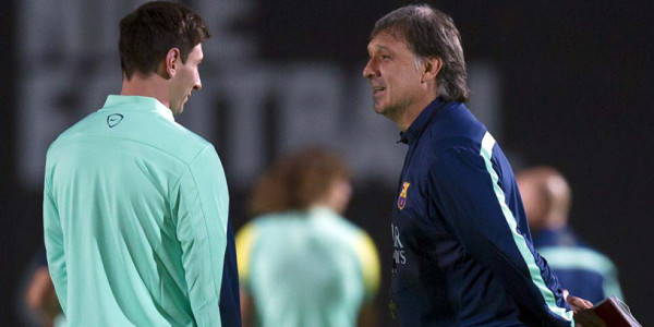 Leo Messi vuelve a entrenar con el Barcelona