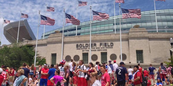 Estados Unidos-Bélgica se vio en estadios de béisbol y fútbol americano