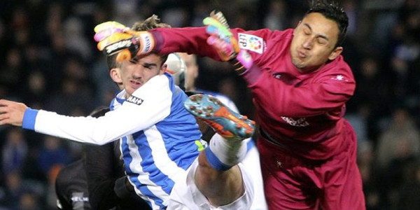 Keylor Navas volvió a ser figura con el Levante