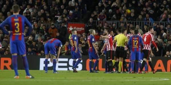 El extraño cambio de Gerard Piqué en Copa del Rey