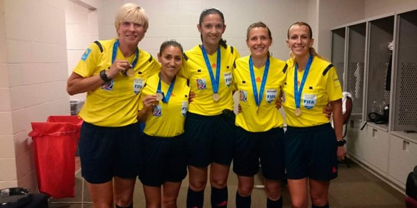 Claudia Umpierrez, la última bella árbitro en debutar en el fútbol masculino