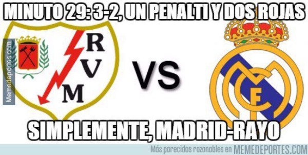 MEMES: No perdonan al Real Madrid tras golear al Rayo Vallecano