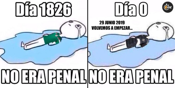Los memes se burlan de México tras el penal inexistente a favor de Costa Rica