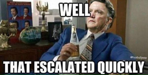 Van Gaal es víctima de memes a la espera de oficializar su adiós de Manchester United