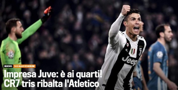Las portadas se rinden ante Cristiano Ronaldo tras su hattrick ante el Atlético en Champions