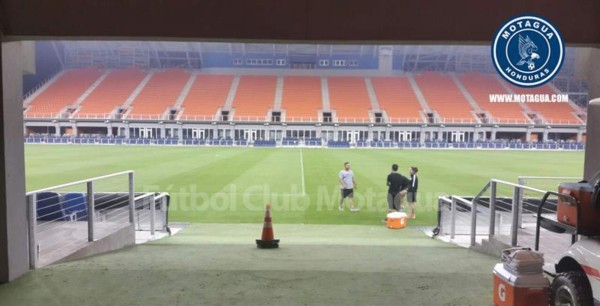 Las imágenes del reconocimiento de cancha de Motagua y Xolos de Tijuana