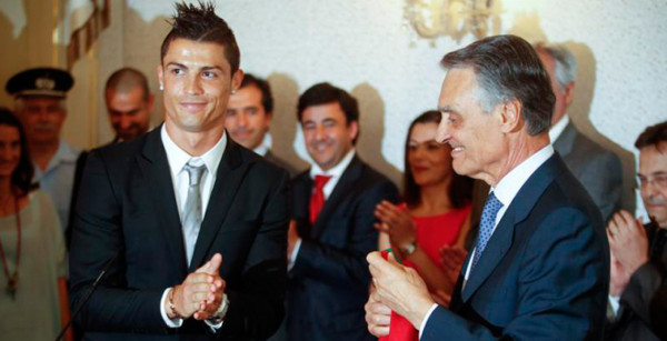 El presidente de Portugal felicita a Cristiano Ronaldo