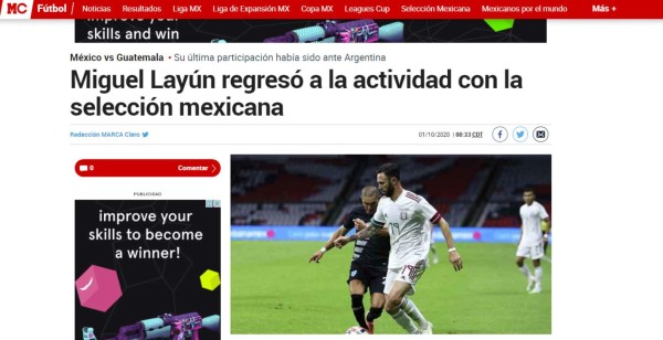 Amistoso insípido y la respuesta de Martino: La prensa de México tras la goleada a Guatemala