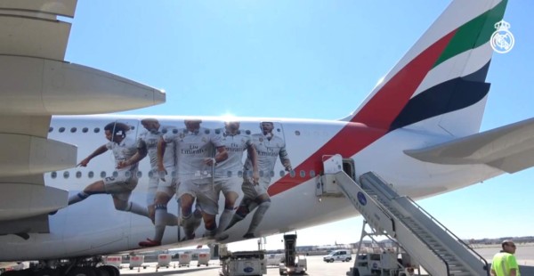 ¡ESPECTACULAR! Así es el nuevo avión del Real Madrid