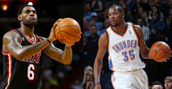 Durant y LeBron los más votados al Juego de las Estrellas de la NBA