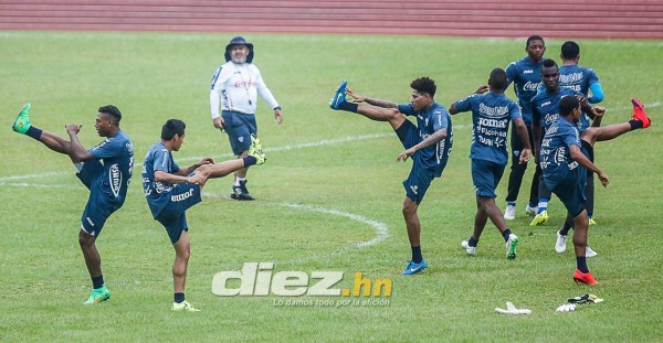 La Selección de Honduras entrena a tope, previo a su amistoso contra Mexico