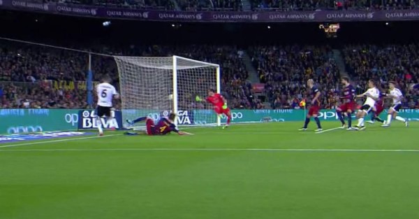 Las acciones más destacadas de la derrota parcial del Barcelona ante el Valencia