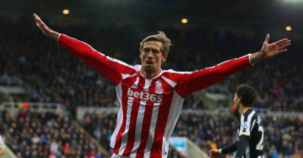 Fulham v Manchester City - Premier League - Craven Cottage BT commentator Peter Crouch before the Premier League match at Craven Cottage, London. Picture date: Saturday March 13, 2021. EDITORIAL USE ONLY No use with unauthorised audio, video, data, fixture lists, club/league logos or live services. Online in-match use limited to 120 images, no video emulation. No use in betting, games or single club/league/player publications. PUBLICATIONxINxGERxSUIxAUTxONLY Copyright: xAdamxDavyx 58589269