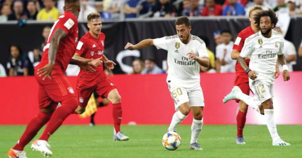 Fotos: El gesto de burla a Hazard y Bale ni siquiera se viste en el Bayern-Real Madrid