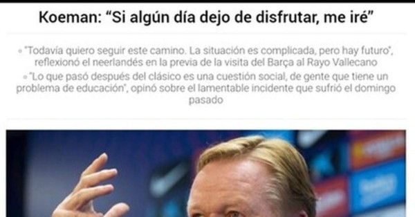 Barcelona pierde ante el Rayo Vallecano y los memes revientan a Depay, Piqué y Koeman