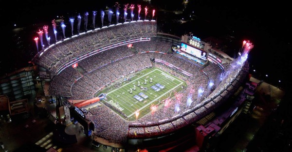 Así es el enorme Gillette Stadium, casa de los Patriots