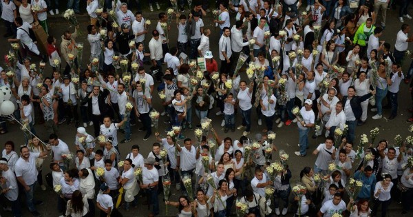 El estadio de Medellín fue insuficiente para el homenaje al Chapecoense