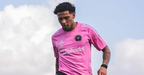 David Ruiz ya hizo trabajo de campo con el Inter Miami de la MLS luego de superar su lesión.