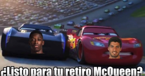 Memes: Destrozan a Luis Suárez por el buen partido de Dembéle con el Barcelona