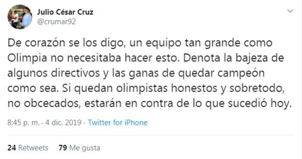 Lo que dijeron los periodistas de Honduras sobre la polémica Pinto-Olimpia