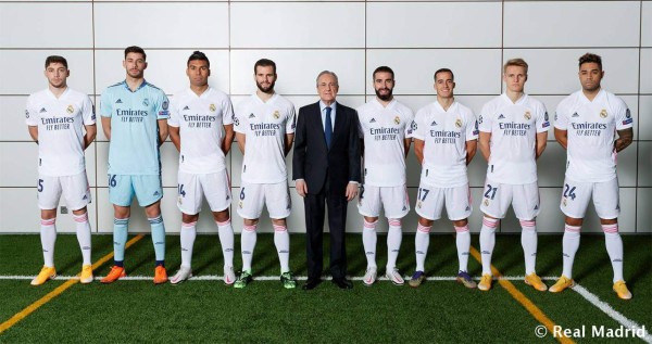 Ramos y Florentino se ríen de Marcelo, Hazard más delgado: Real Madrid y las fotos oficiales para la temporada 2020/21