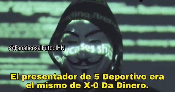 Olimpia y Motagua, víctimas de los memes tras las 'amenazas' de Anonymous&nbsp;&nbsp;
