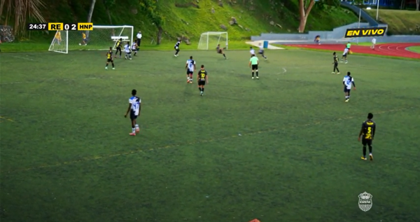Así fue el gol de chilena que marcó Ramiro Rocca.