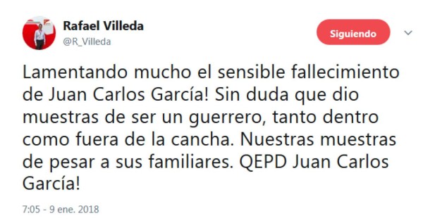 ¡Emotivo! El mundo del fútbol reacciona ante la muerte de Juan Carlos García