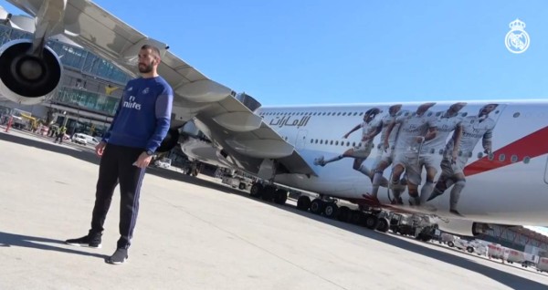 ¡ESPECTACULAR! Así es el nuevo avión del Real Madrid
