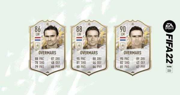 Marc Overmars podía ser encontrado en paquetes de cartas en Ultimate Team, pero ya fue eliminado del juego.