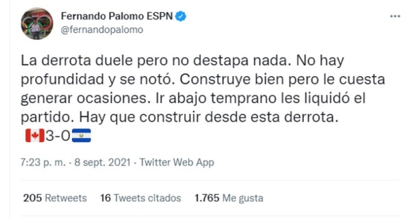 La reacción de Fernando Palomo tras la goleada que encajó El Salvador y Faitelson deja las cosas claras