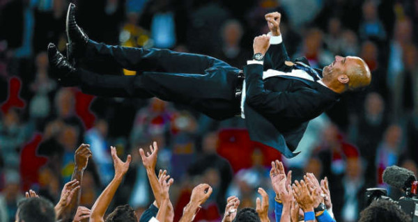 Pep Guardiola con Bayern de Múnich nuevo equipo , nueva casa .
