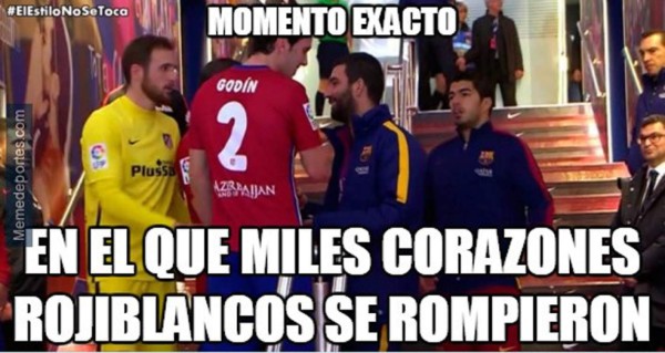 Los memes se burlan del Atlético tras derrota contra el Barcelona