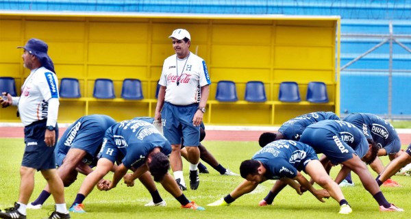 La Selección de Honduras entrena a tope, previo a su amistoso contra Mexico