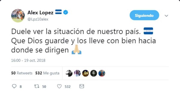 Deportistas hondureños que dejan mensaje a los que van en la caravana de migrantes