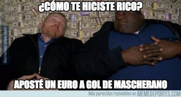 ¡Para morir de risa! Gomes y Mascherano anotan y son los protagonistas de los memes