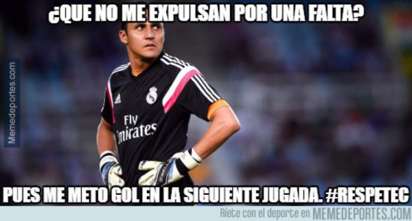 Los memes crucifican a Keylor Navas a pesar de la clasificación del Madrid