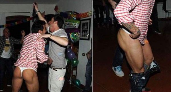 FOTOS: Modelo revela escandalosas imágenes de Ezequiel Lavezzi... ¡en tanga!