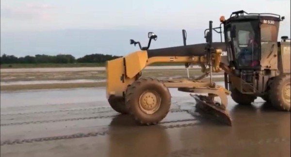 ¿Cuánto tardarán en habilitarlo? Así luce el aeropuerto de San Pedro Sula tras el paso de Eta