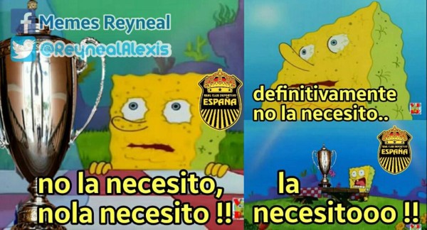 Memes no perdonan al Real España por perder la Copa Presidente