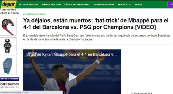'Penoso, desastroso, humillación”: la prensa mundial y sus duros titulares tras la goleada del PSG al Barcelona