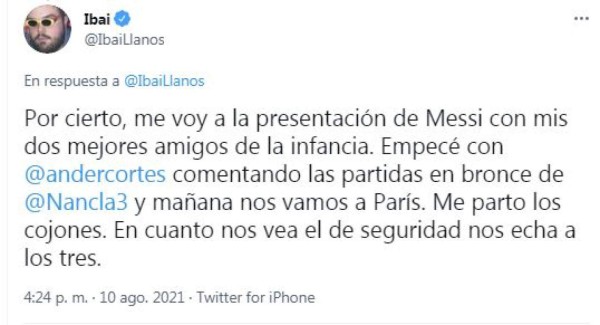 ¡Aventura inolvidable! La increíble experiencia de Ibai Llanos cubriendo la presentación de Messi con PSG