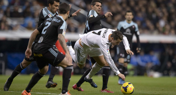 Real Madrid venció al Celta con doblete de Cristiano Ronaldo